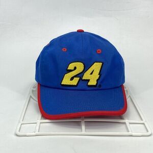 Jeff Gordon 24 Nascar Racing Competitor's View Blue Strapback Hat(H12)